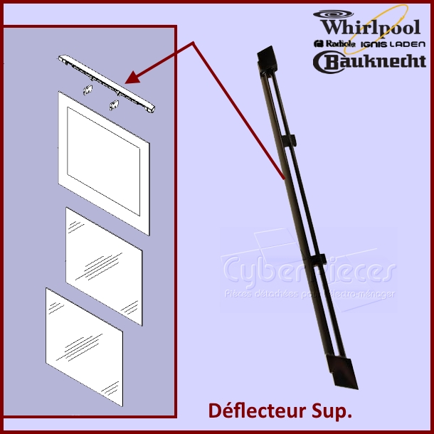 Déflecteur Whirlpool 480121101593