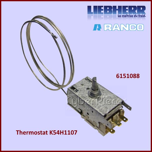 Thermostat K54H1107 Liebherr 6151088