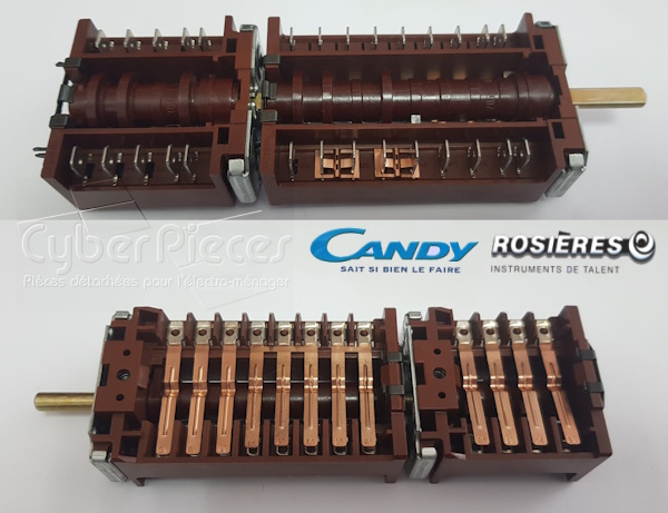 Commutateur de four Candy 93690782
