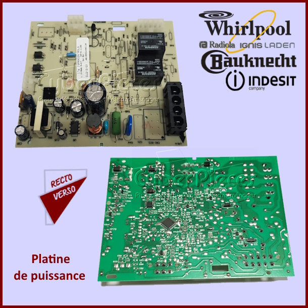 Carte électronique Whirlpool 481221470316