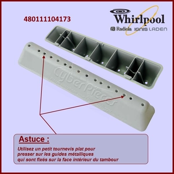 Aube de tambour Whirlpool 480111104173