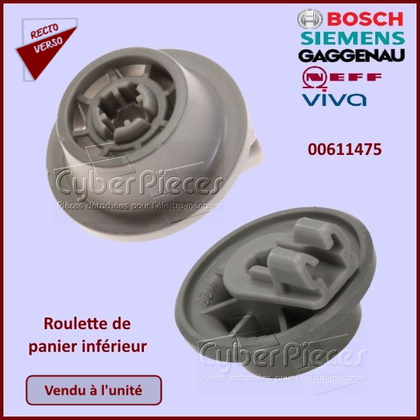 Roulette complète Inférieure Bosch 00611475