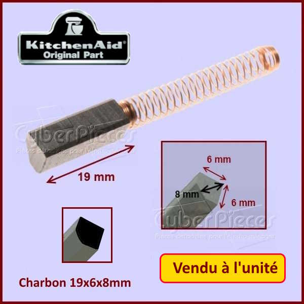 Charbon Balai moteur Kitchenaid Origine