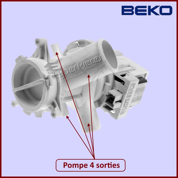 Pompe de vidange Beko 2880400800 - 2840940500