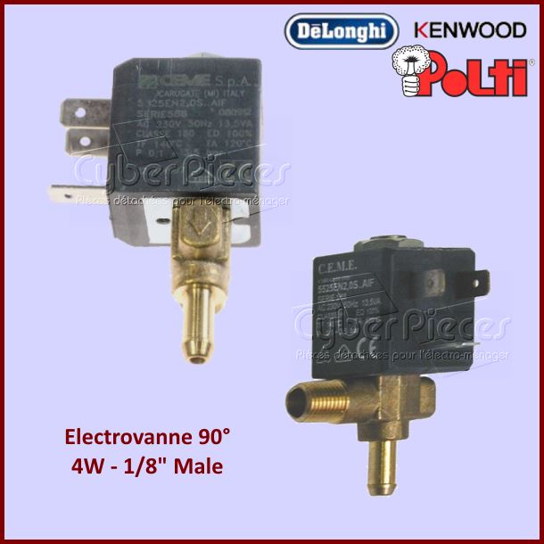 Electrovanne 90° 4W 1/8" Male