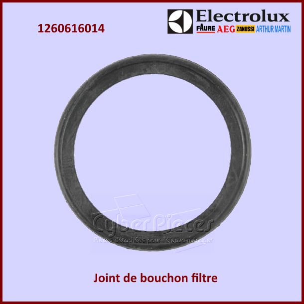 Joint du bouchon du filtre Electrolux 1260616014