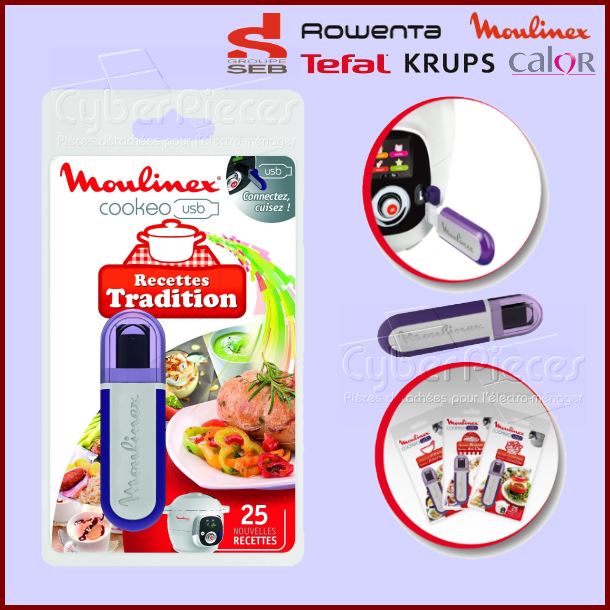 Clé USB Cookeo - Recettes Tradition Seb XA600211