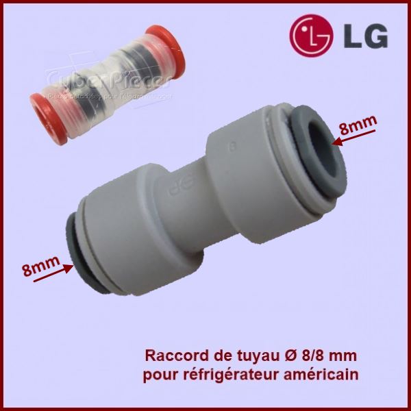 Raccord Eau Potable MCD61866805 - Ø 8/8 mm