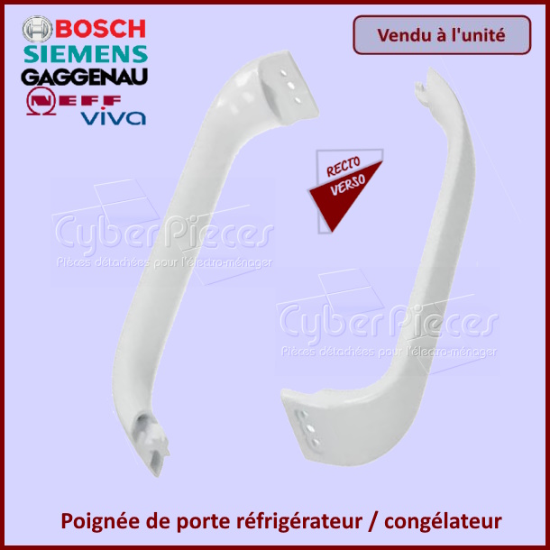 Poignée de porte blanche Bosch 00369542