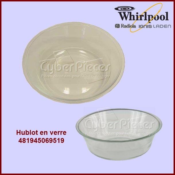 Hublot en verre Whirlpool 481945069519