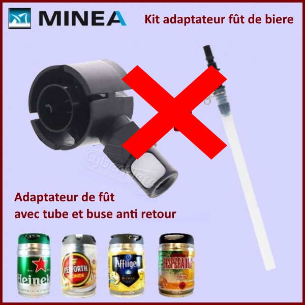 Adaptateur Heineken avec son tube