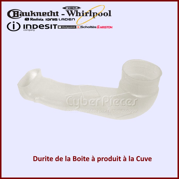 Durite Boite à la Cuve Whirlpool 481253048626