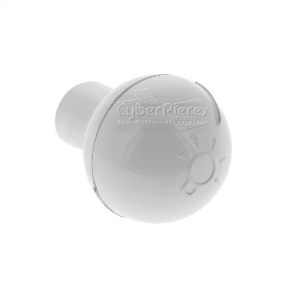 Bouton rond blanc de hotte Indesit C00135826