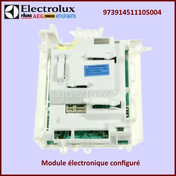 Carte électronique configuré Electrolux 973914511105004
