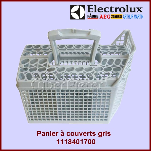 Panier à couverts gris complet Electrolux 1118401700