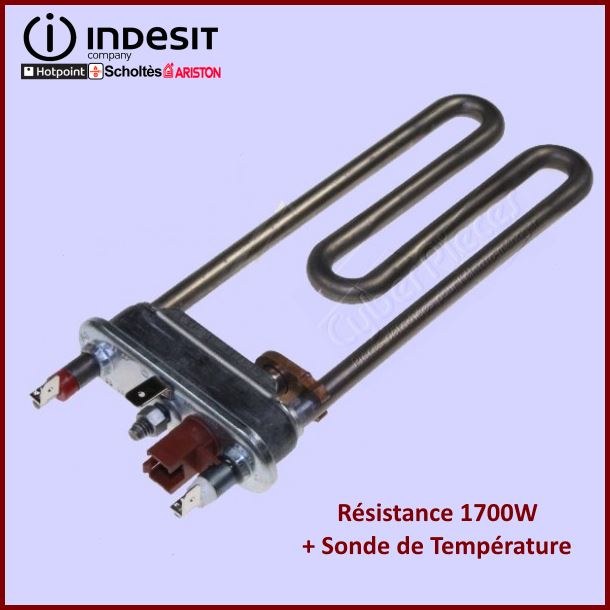 Résistance 1700W + Sonde de T° Indesit  C00273396