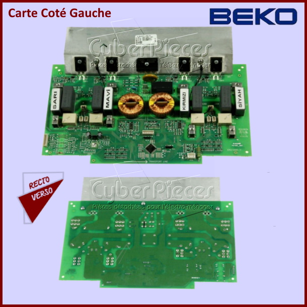 Carte électronique coté GAUCHE Beko 662000041