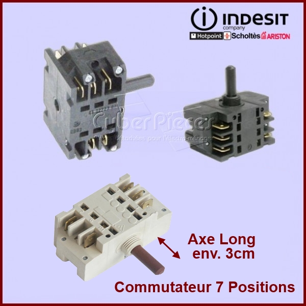 Commutateur 7 Positions Axe Long  EGO 481927328384