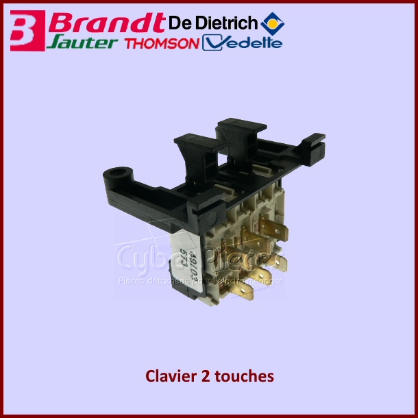 Clavier 2 touches Brandt 31X3505