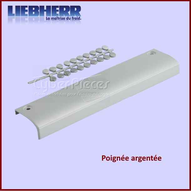 Poignée argentée Liebherr 9086208