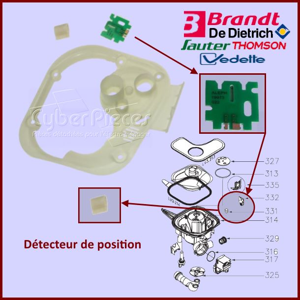 Détecteur de position Brandt 32X2722