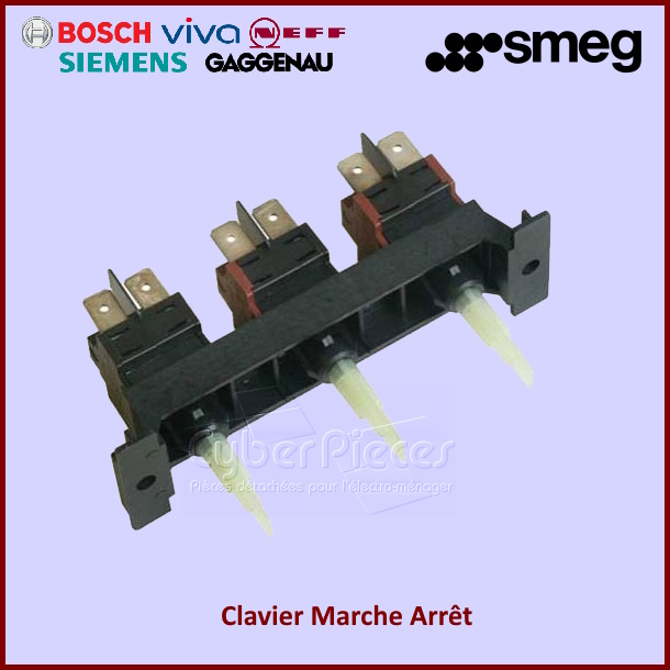 Clavier Marche Arrêt Smeg 816450049