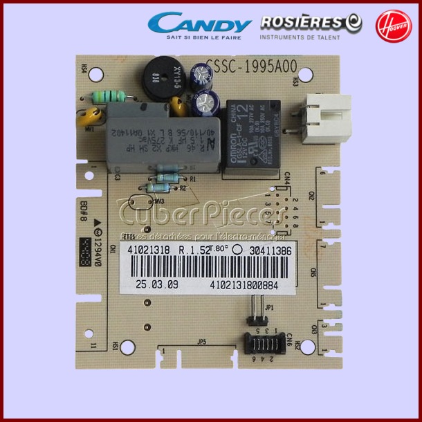 Carte électronique programmé Candy 41021318