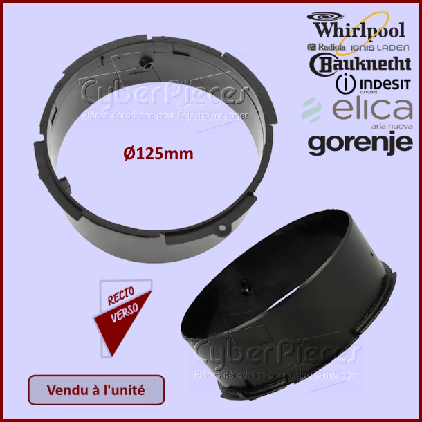 Volet d'évacuation d'air Whirlpool 481246228619