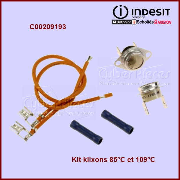 Kit de 2 thermostats Indesit C00209193