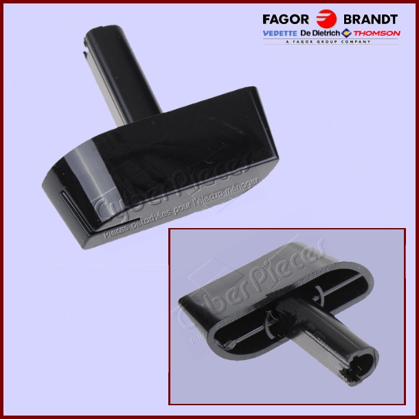 Manette Noire de four Brandt 76X4659 - Pièces four